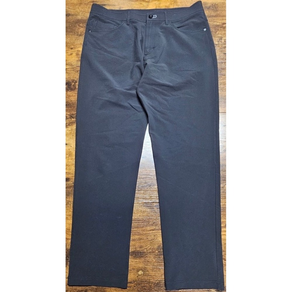 Public Rec Gray Dealmaker Straight Fit Pants Men's Size 34x32